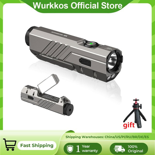 Wurkkos HD05 Multifunktionale LED Taschenlampe mit 3100 Lumen und wiederaufladbarem Akku - Bild 1
