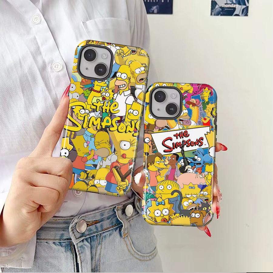 Die Simpsons Handyhülle für Apple iPhone Modelle in Multicolour als weiche Schutzhülle - Bild 3