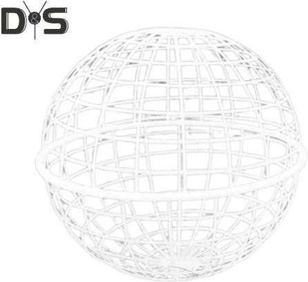 Kitty Cat House Kugelförmiges Geflügelgehege aus Kunststoff, Rollbarer runder Hühnerstall und Sicherheitskäfig für Küken und Kaninchen, Durchmesser: 20 cm - Bild 1