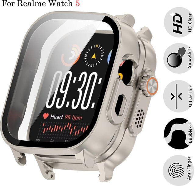 Realme Schutzhülle für Realme Watch 5, transparent, Unisex - Bild 1