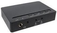 InLine USB 2.0 SoundBox 7.1 Soundkarte in Schwarz mit USB-A und optischem Anschluss (48KHz / 16-bit) - Bild 1