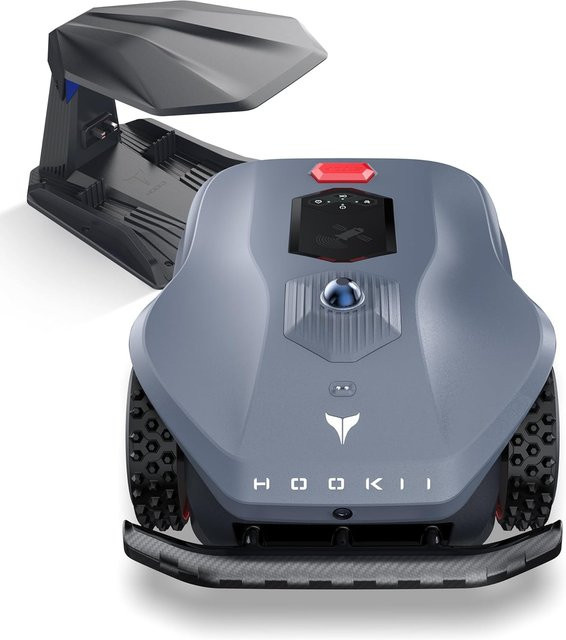 HOOKII Neomow Smart Roboter-Rasenmäher, kabellos mit App-Steuerung, Hindernisvermeidung, Diebstahlschutz und wasserdicht, Farbe: Grau - Bild 1