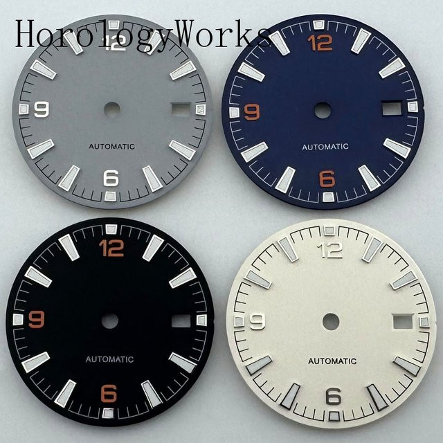 Neiton Zifferblatt, 31 mm, Blau Grau Schwarz Weiß, Unisex - Bild 1