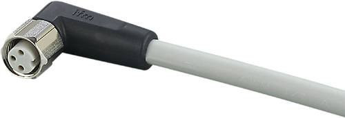 ifm electronic Anschlussleitung EVF131 Buchse gewinkelt, 3-polig, grau, 5 m - Bild 1
