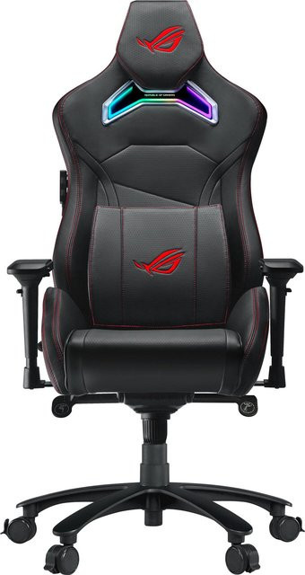 ASUS ROG Chariot X Universal-Gamingstuhl in Schwarz mit Memory-Schaumstoff und Premium-PU-Leder - Bild 1