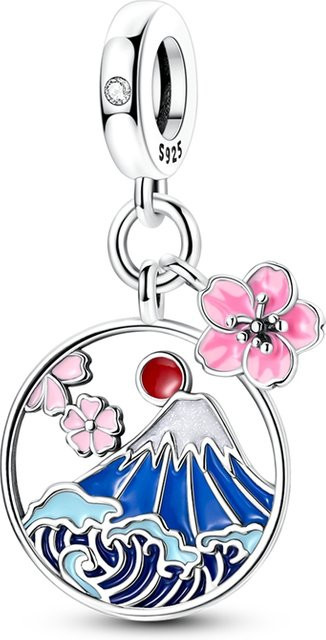 Charm Bead Mount Fuji, 925 Sterlingsilber, Damen - Bild 1