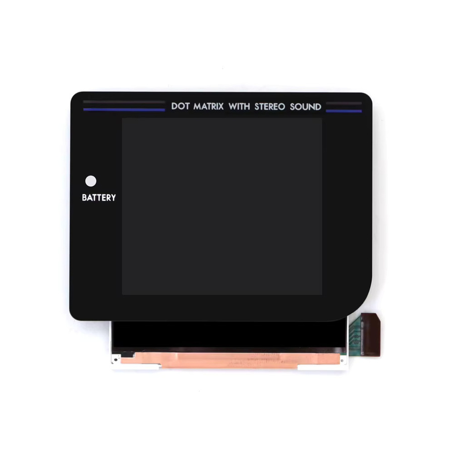 HISPEEDIDO Q5 IPS LCD Display für Gameboy mit eingebautem OSD-Menü und USB-C wiederaufladbarem Akku, Schwarz - Bild 4