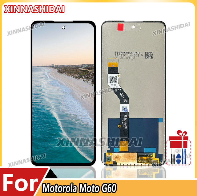 Motorola Moto G60 LCD Display mit Touch Screen Panel Digitizer Montage Ersatzteil in Schwarz - Bild 1