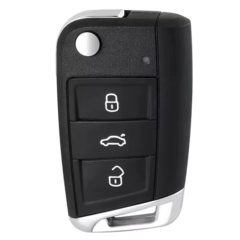 KEYECU Smart Keyless Remote Key Fob für Volkswagen Golf Polo Touran MQB48, Farbe: Schwarz, 433 MHz - Bild 3