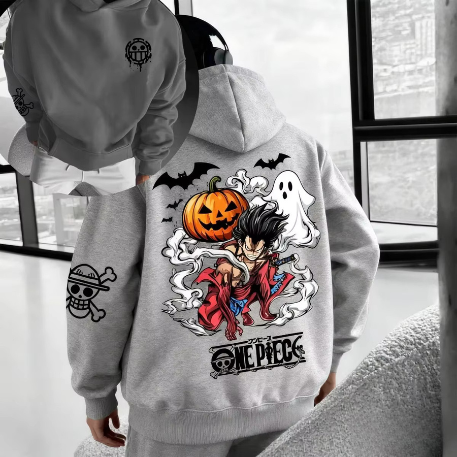 Bandai One Piece Hoodie, Grau - Bild 2
