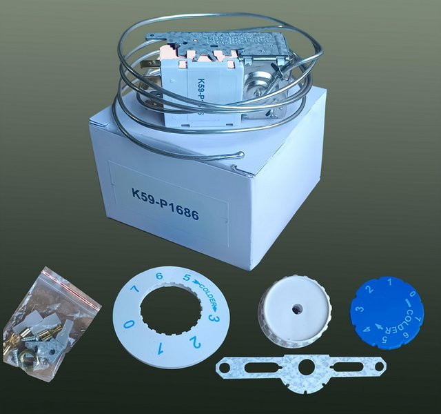 Ranco Universalthermostat K59-P1686 in Weiß, 1,3 Meter, Ersatz für Temperaturregler TAM-133 25T65169CT003 - Bild 1