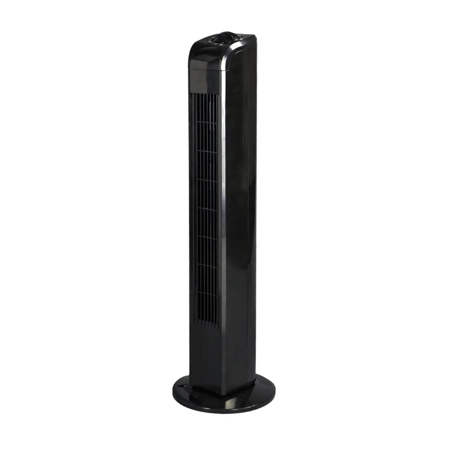 JUNG Turmventilator TVE22 in Schwarz mit 75° Oszillation und 50 W Leistung für bis zu 40 m² - Bild 2