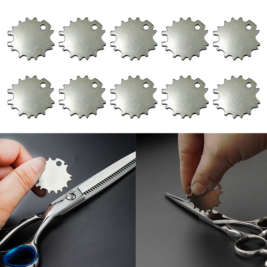 FnLune 10-teiliges Profi-Einstellwerkzeug für Haarscheren in Silber aus Metall - Bild 4
