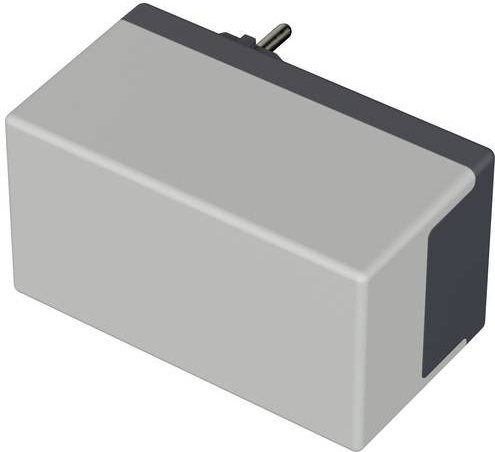 Bopla ELETEC SE 435 E/CEE Stecker-Gehäuse aus ABS und Polycarbonat in Lichtgrau und Graphitgrau, B/T/H: 12,0 x 6,5 x 6,6 cm - Bild 1
