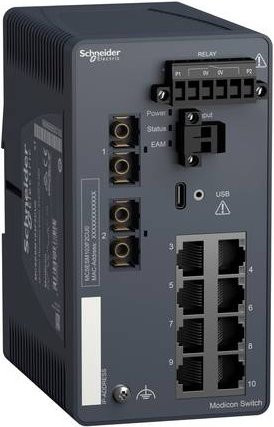 Schneider Electric MCSESM103F2CU0 Netzwerk Switch Ethernet/LAN in Schwarz - Bild 1