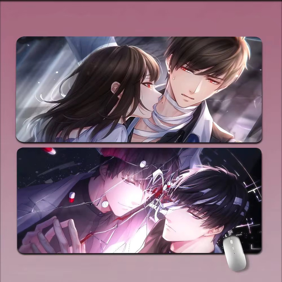 Moetch Anime Mr Love Queens Wahl Mousepad XXL Mehrfarbig rutschfest für Büro und E-Sport - Bild 2