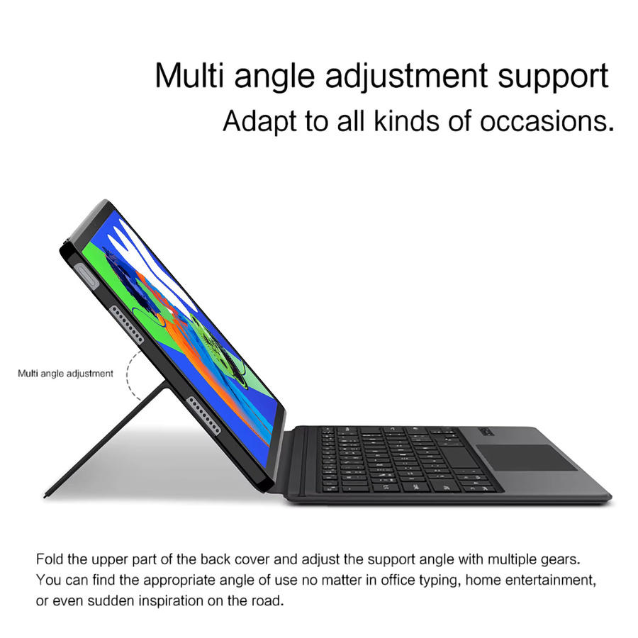 Lenovo Trackpad-Tastaturhülle für Pad Pro 2025 12,7 Zoll und Xiaoxin Pad Pro 12,7 Zoll TB375FC in Schwarz - Bild 3