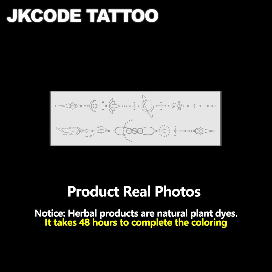 JKCODE TATTOO Mehndi-Design-Tattoos, Damen - Bild 4