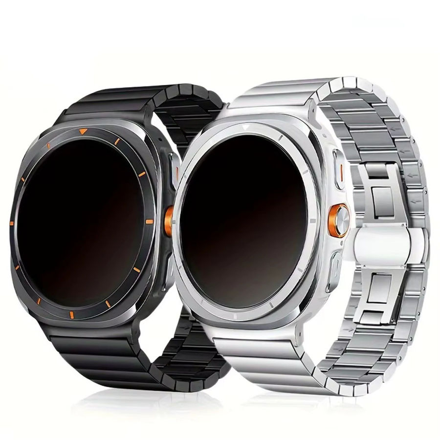 Cor Uhrenarmband Edelstahl, Silber, Samsung Galaxy Watch 7 Ultra 47 mm, Unisex - Bild 4