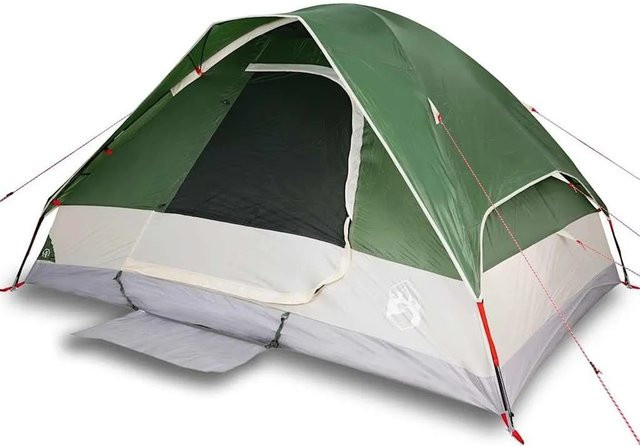 Furnicato Campingzelt Kuppelzelt Grün H x B x T: 115 x 214 x 150 cm - Bild 1