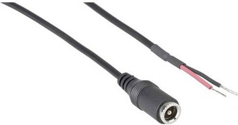 Barthelme Anschlussbuchse Feed-in Kabel Schwarz aus Kunststoff - Bild 1