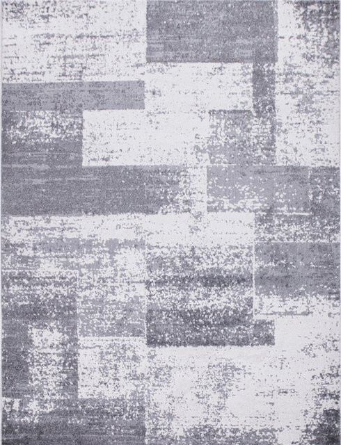 Teppich Bavaria in Grau mit geometrischem Muster, B: 80 cm, L: 150 cm - Bild 1
