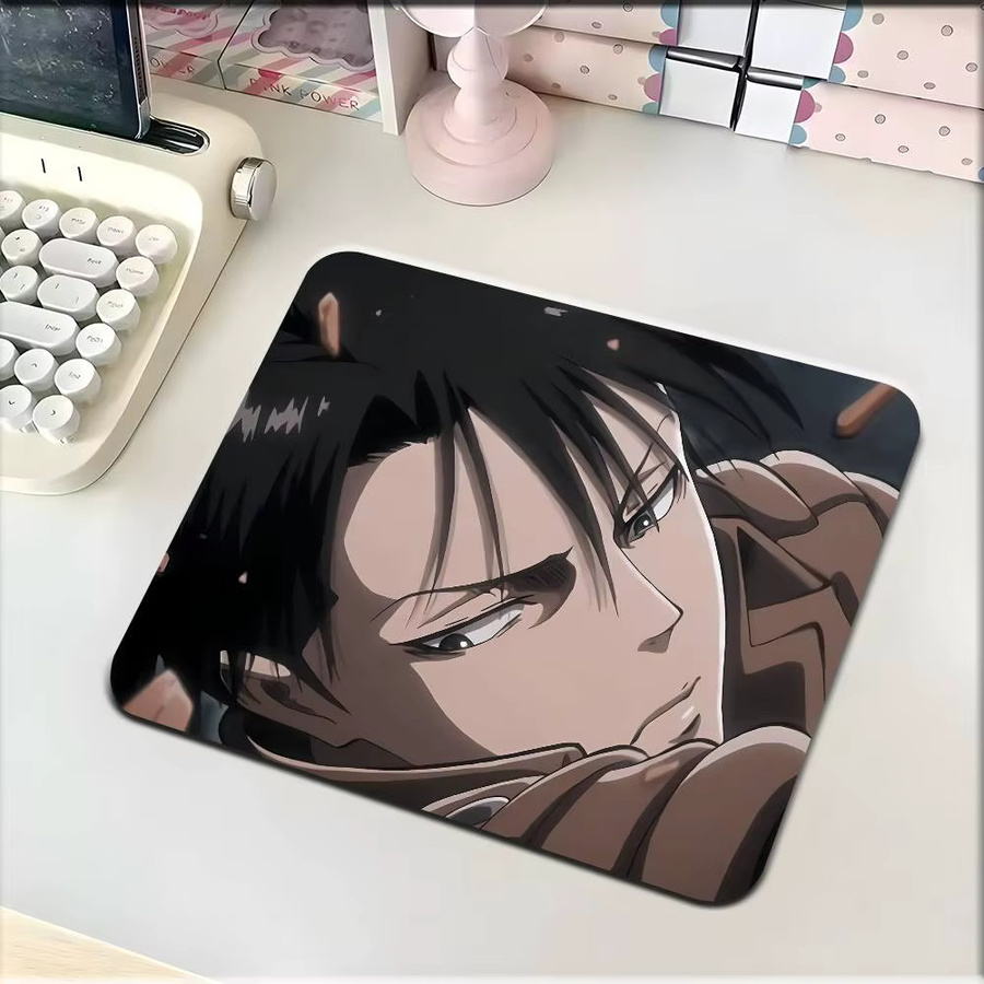 Levi Ackerman Mauspad Multicolor rutschfestes Schreibtischpad für Tastatur und Laptop - Bild 5