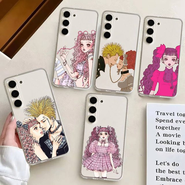 Paradise Kiss Handyhülle für Samsung Galaxy S21 S22 S23 S24 S25 Ultra FE Plus 5G A52S in Transparent - Bild 1