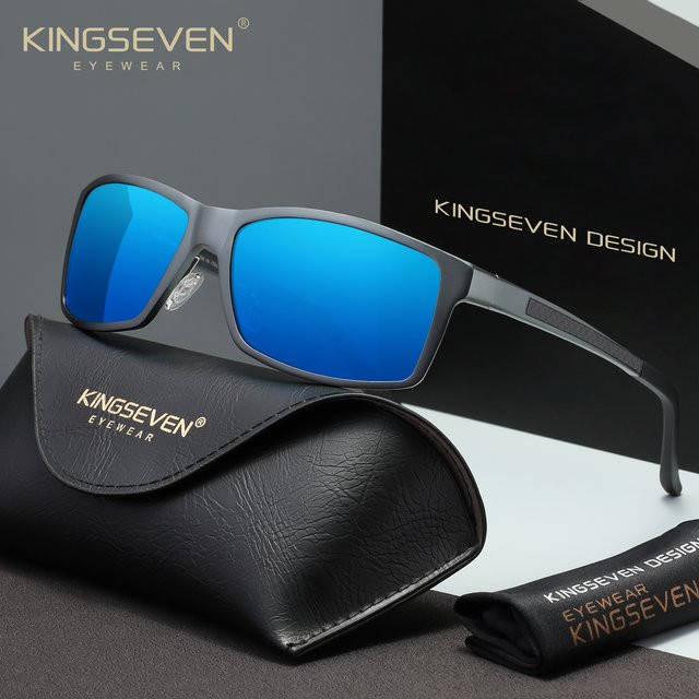 KINGSEVEN Sonnenbrille, Vollrand, Kunststoff, Unisex, polarisiert - Bild 1