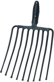 Idealspaten Steingabel Ideal mit 6 Zinken in Schwarz - Bild 1