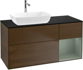 V&B Waschtischunterschrank Finion Wandbeleuchtung in lackierter Ausführung, Breite: 120 cm, Tiefe: 50,1 cm, Höhe: 50,1 cm - Bild 1