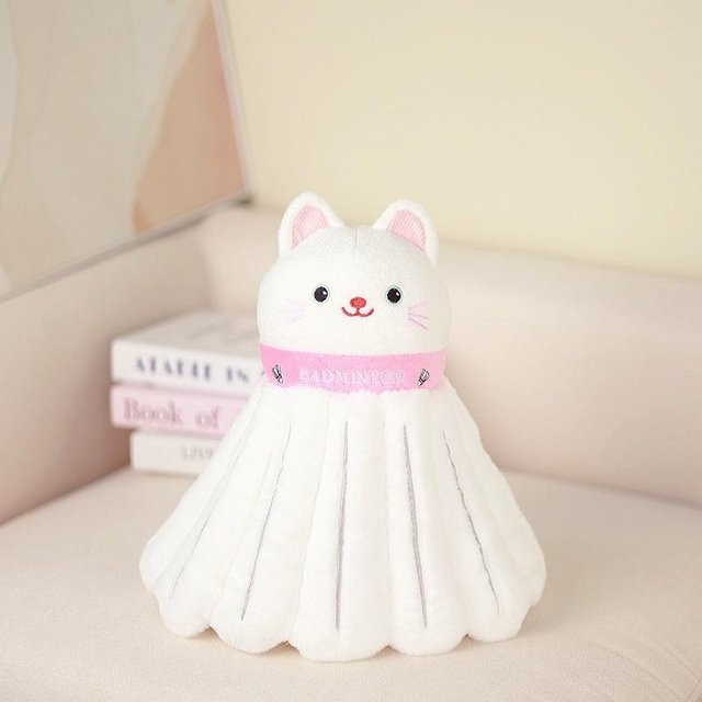 Badminton-Puppe, Plüschtier Kaninchen Hund, 30cm - Bild 1