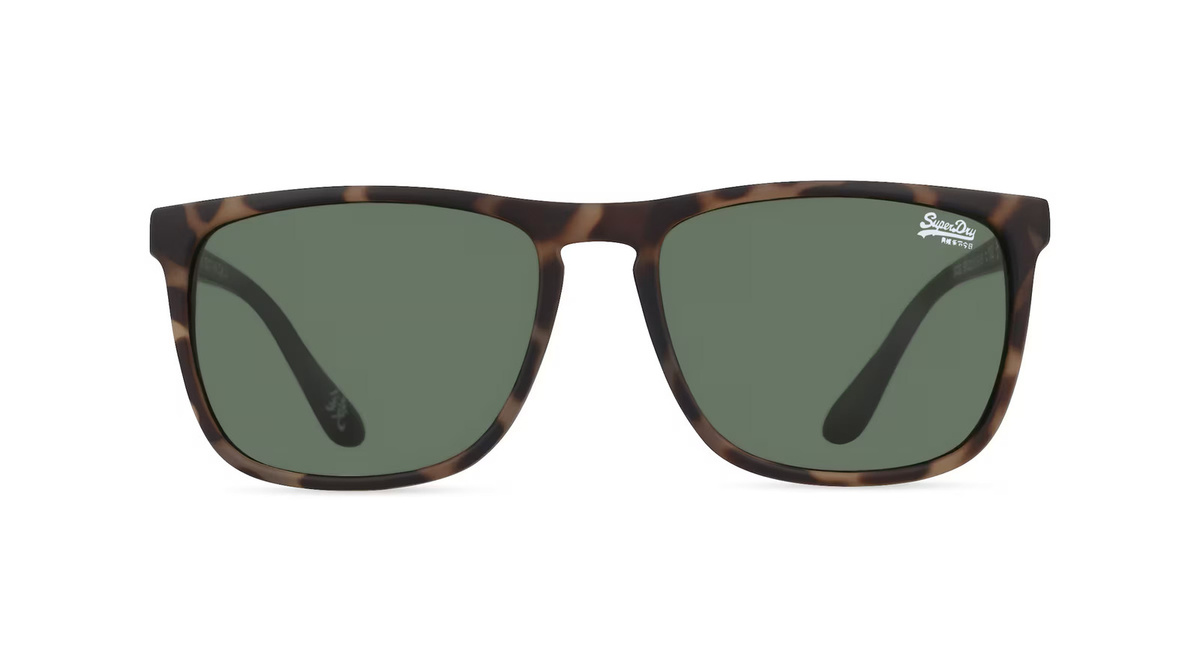 Superdry SHOCKWAVE Sonnenbrille, Vollrand, Quadratisch, Kunststoff, Unisex, Braun - Bild 1