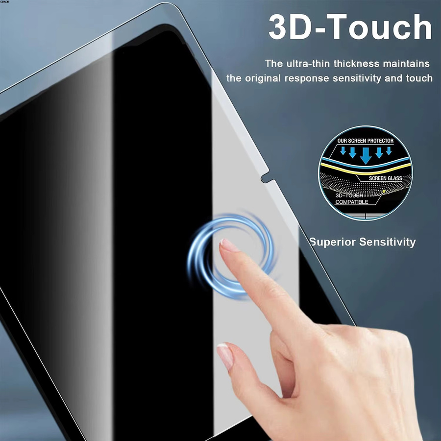 OnePlus Pad 3 Displayschutzfolie aus gehärtetem Glas, transparent, 13,2 Zoll, HD-klar und stoßfest mit Installations-Kit - Bild 5