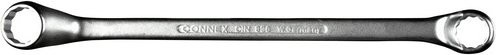 Connex Ringschlüssel aus Stahl in Silber, Schlüsselgröße 16 mm und 17 mm - Bild 1