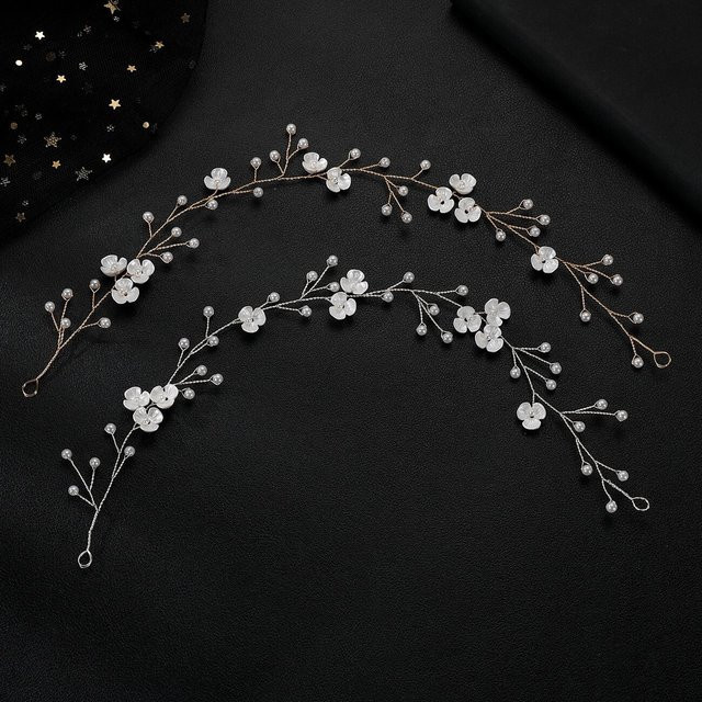 isa happy day Haarschmuck, Blume, Perle, Damen - Bild 1