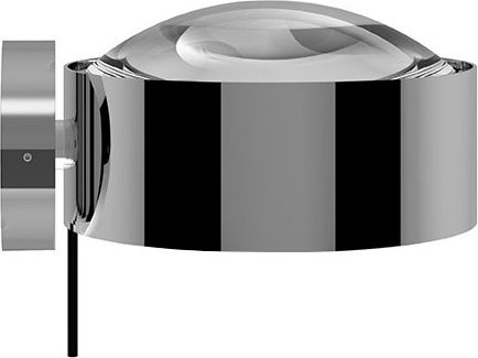 Top Light Puk! 120 Wall Avantgarde HV-LED-Wandleuchte in Chrom mit transparentem Glas und warmweißem Licht (2700K) - Bild 1
