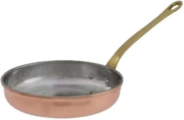 Ich-Zapfe Kupferpfanne aus Kupfer und Messing in Gold, Durchmesser: 26 cm - Bild 1