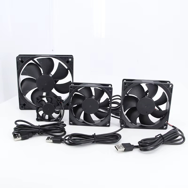 Gakaki USB-Lüfter 5V Air Cooler in Schwarz für TV Box und PC DIY Kühlung - Bild 3