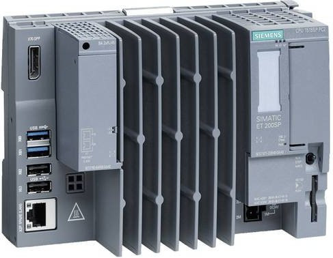 Siemens SPS-CPU 6AG1677-2DB42-2GB1 mit 128 GB Memory Card, Ethernet/LAN, USB-C und DisplayPort in Grau - Bild 1