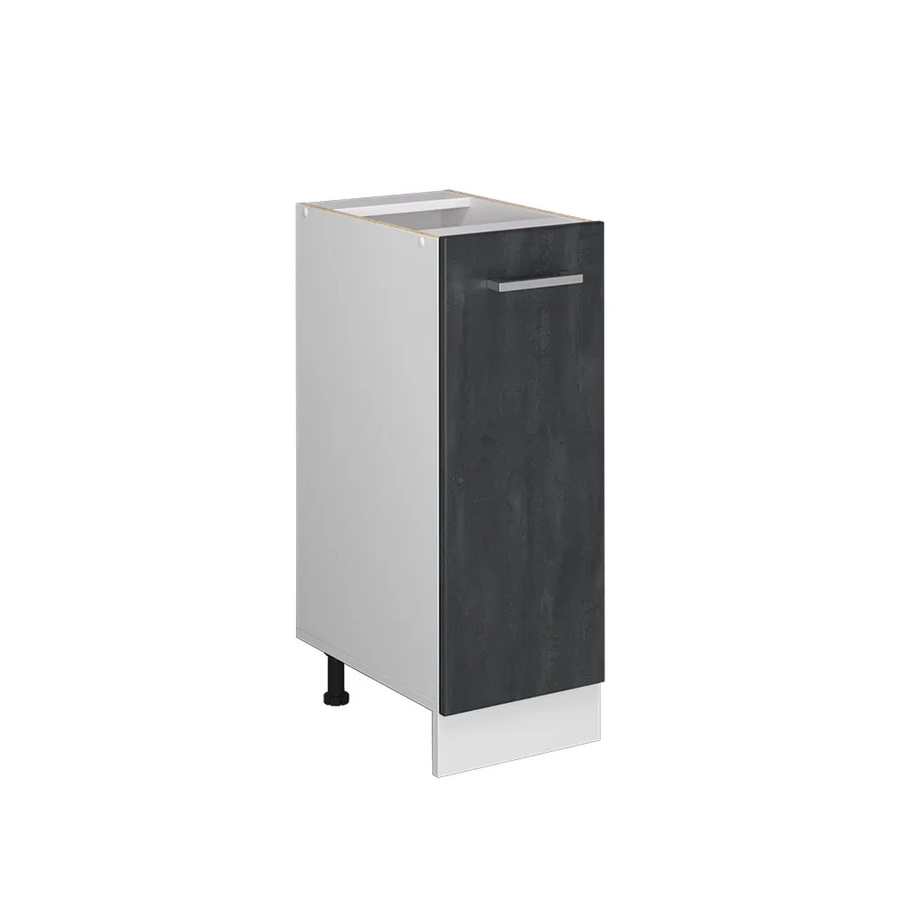 Vicco Apothekerunterschrank R-Line in Schwarz Beton und Weiß, Breite: 30 cm - Bild 2