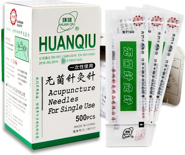 Huanqiu Akupunkturnadeln, Einweg, 500 Stück, Unisex - Bild 1