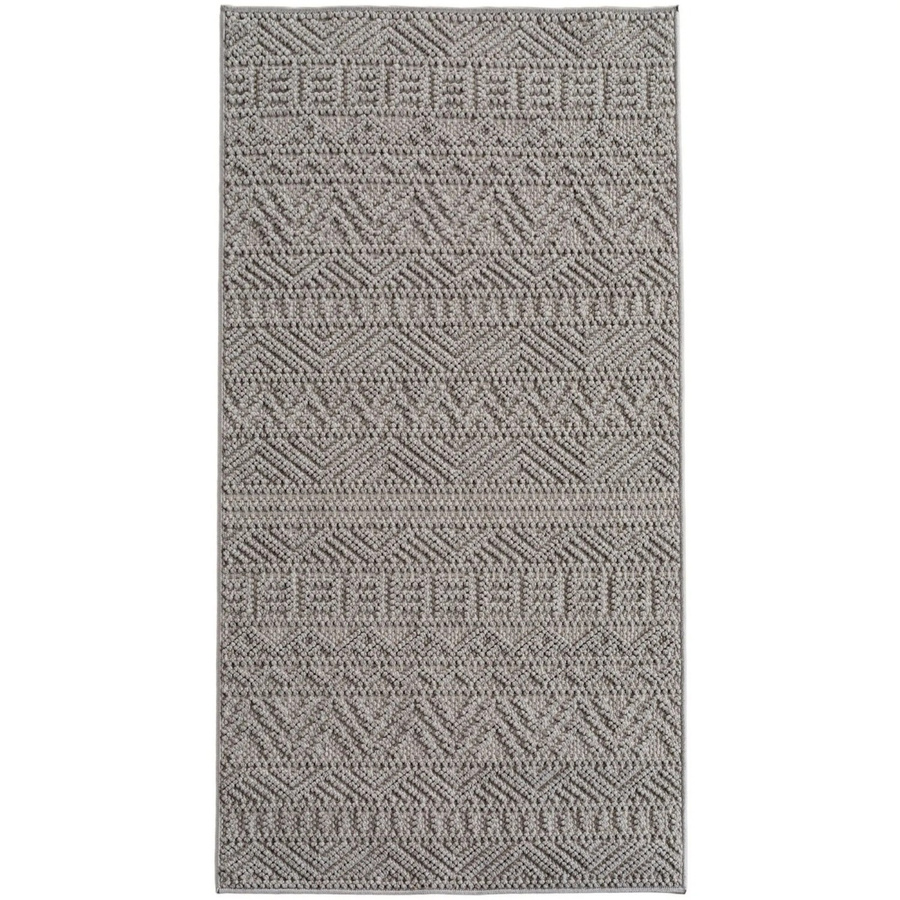 Ayyildiz Flachgewebeteppich Helix Silber mit modernem Design, Breite: 80 cm, Länge: 150 cm - Bild 2