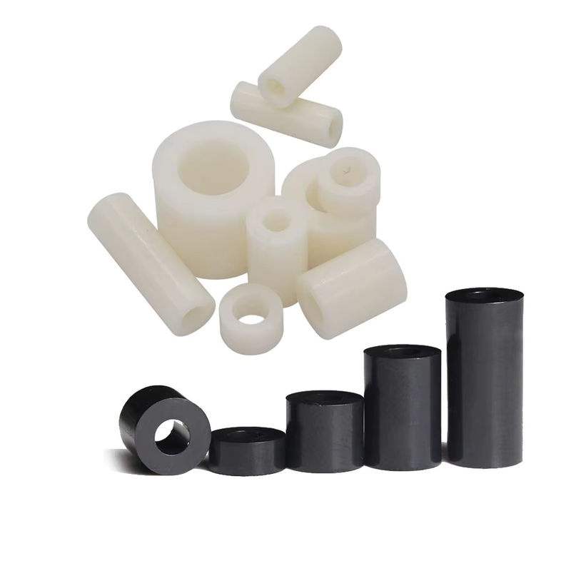 50 Stück TINGGOO Nylon Abstandshalter ohne Gewinde in Schwarz und Weiß, Hohlabstandsscheiben für M3 M4 M5 M6 M8 mit Innendurchmesser 3 4 5 6 8 mm - Bild 4