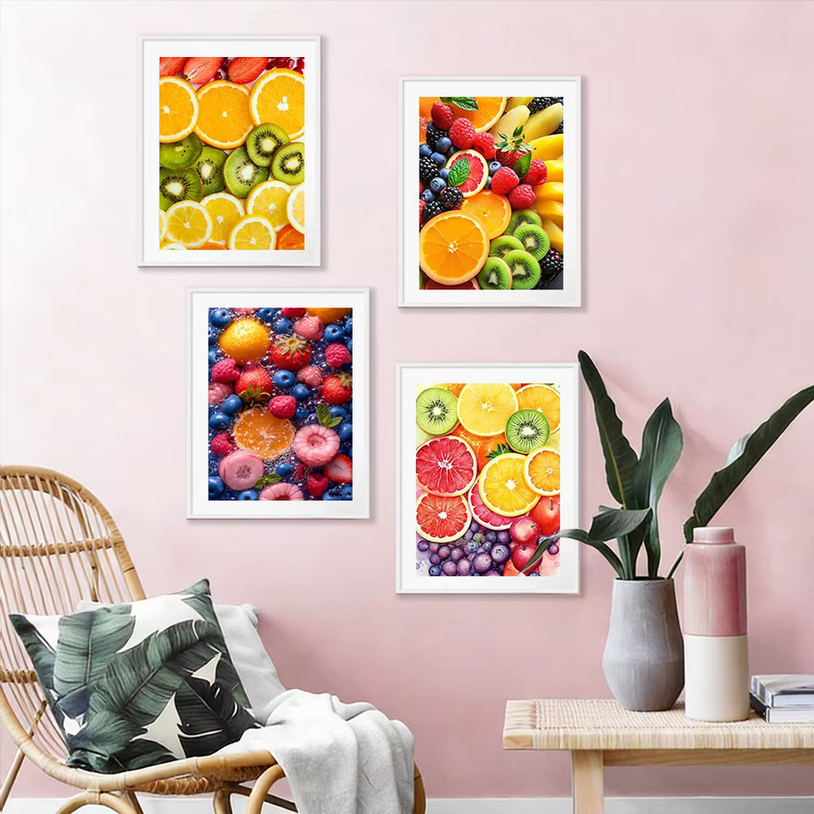 HUACAN Diamant-Malerei-Set Natur, 4-teiliges Set, Orange, Bunt / Mehrfarbig - Bild 2