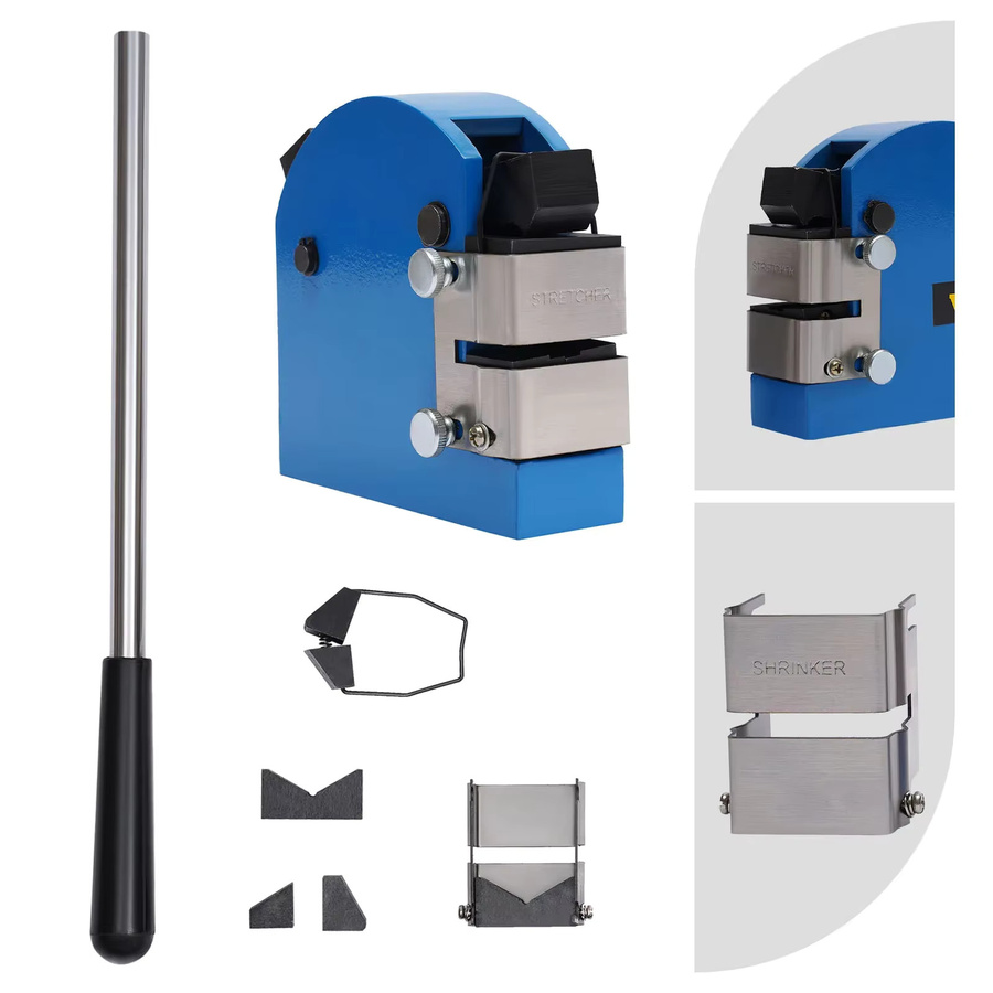 CNCEST Metallschrumpfmaschine und Biegemaschine in Blau für Keilrahmen mit 1,2/1,5 mm Kompression - Bild 5