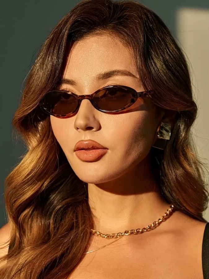 DIXSG Sonnenbrille, oval, Vollrand, Kunststoff, multicolor, Damen - Bild 4