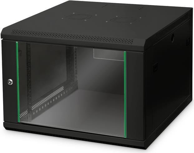 Digitus Dynamic Basic DN-19 07U-6/6-EC-SW Netzwerkschrank zur Wandmontage, Schwarz - Bild 2