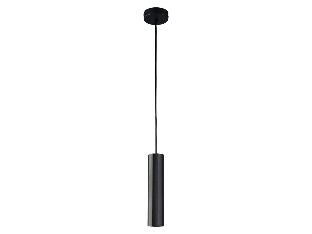 LIVARNO HOME LED-Pendelleuchte in Schwarz, moderne zylindrische Deckenleuchte aus Stahl mit höhenverstellbarem Design für Esstisch, Anrichte oder Küchentheke - Bild 3