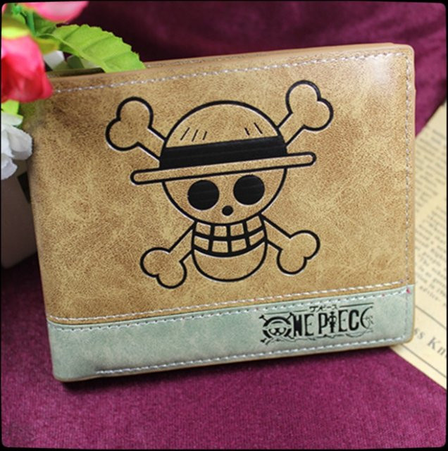 Bandai One Piece Student PU Niedliche Cartoon-Anime-Geldbörse, Münzbörse - Bild 1